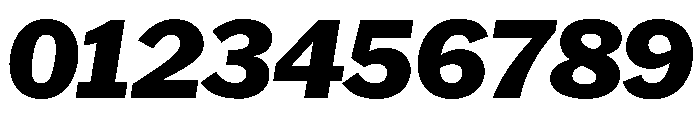 HEXFranklinv03 SemiwideExtraboldItalic Instance Font OTHER CHARS