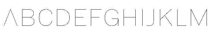 HEXFranklinv03 SemiwideHairline Instance Font UPPERCASE
