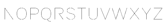 HEXFranklinv03 SemiwideHairline Instance Font UPPERCASE