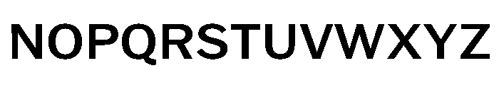 HEXFranklinv03 SemiwideMedium Instance Font UPPERCASE