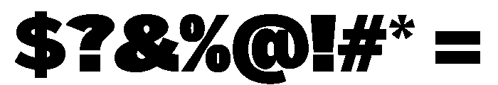 HEXFranklinv03 SemiwideUltra Instance Font OTHER CHARS