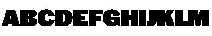 HEXFranklinv03 SemiwideUltra Instance Font UPPERCASE
