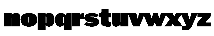 HEXFranklinv03 SemiwideUltra Instance Font LOWERCASE