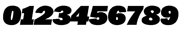 HEXFranklinv03 SemiwideUltraItalic Instance Font OTHER CHARS