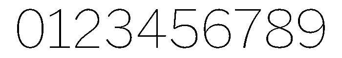 HEXFranklinv03 Thin Instance Font OTHER CHARS