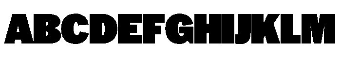HEXFranklinv03 Ultra Instance Font UPPERCASE
