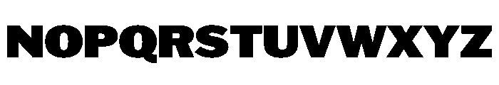 HEXFranklinv03 WideBlack Instance Font UPPERCASE