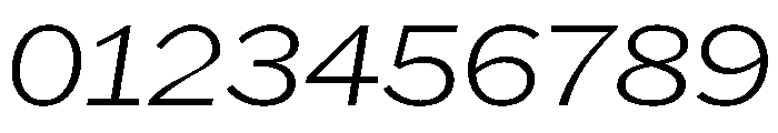 HEXFranklinv03 WideExtralightItalic Instance Font OTHER CHARS