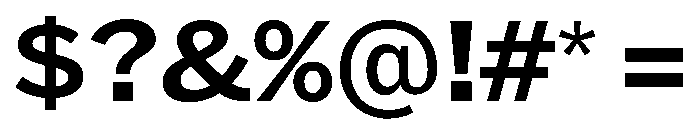 HEXFranklinv03 WideMedium Instance Font OTHER CHARS
