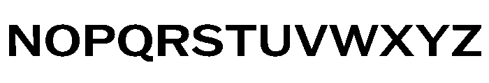HEXFranklinv03 WideMedium Instance Font UPPERCASE