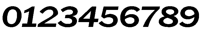 HEXFranklinv03 WideMediumItalic Instance Font OTHER CHARS