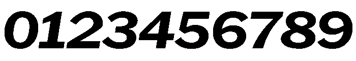 HEXFranklinv03 WideSemiboldItalic Instance Font OTHER CHARS