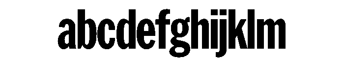 HEXFranklinv03 XCondensedExtrabold Instance FONT