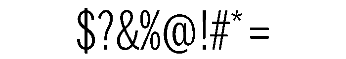 HEXFranklinv03 XCondensedLight Instance Font OTHER CHARS