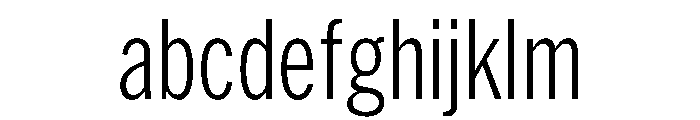 HEXFranklinv03 XCondensedLight Instance FONT