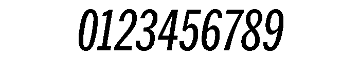 HEXFranklinv03 XCondensedMediumItalic Instance Font OTHER CHARS