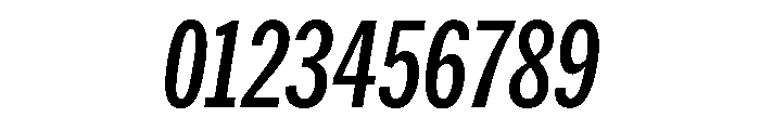 HEXFranklinv03 XCondensedSemiboldItalic Instance Font OTHER CHARS