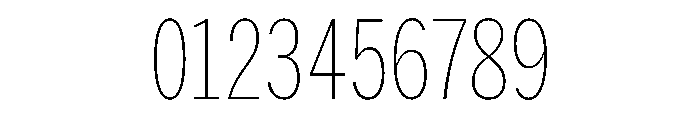 HEXFranklinv03 XCondensedThin Instance Font OTHER CHARS