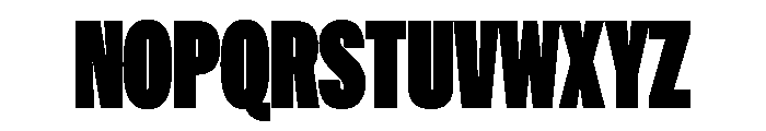 HEXFranklinv03 XCondensedUltra Instance Font UPPERCASE