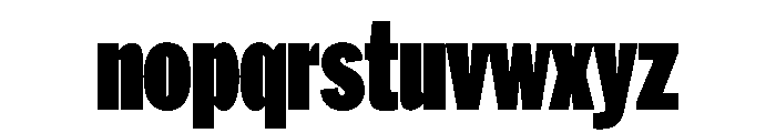HEXFranklinv03 XCondensedUltra Instance Font LOWERCASE
