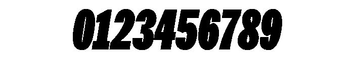 HEXFranklinv03 XCondensedUltraItalic Instance Font OTHER CHARS
