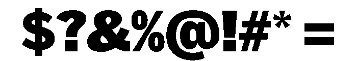 HEXFranklinv04 Black Instance Font OTHER CHARS