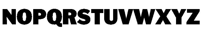 HEXFranklinv04 Black Instance Font UPPERCASE