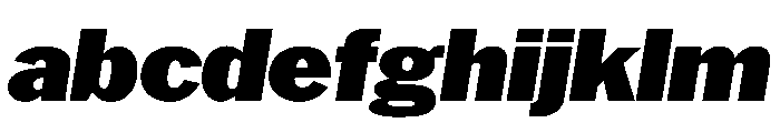 HEXFranklinv04 BlackItalic Instance B0cf4c4f FONT