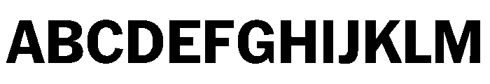 HEXFranklinv04 Bold Instance Font UPPERCASE