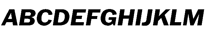 HEXFranklinv04 BoldItalic Instance 5d1c1b4d Font UPPERCASE