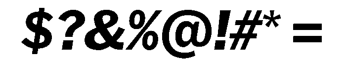 HEXFranklinv04 BoldItalic Instance Font OTHER CHARS