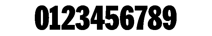 HEXFranklinv04 CondensedBlack Instance Font OTHER CHARS