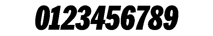 HEXFranklinv04 CondensedBlackItalic Instance Font OTHER CHARS