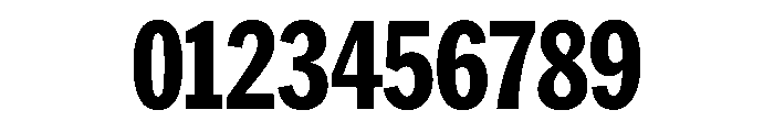 HEXFranklinv04 CondensedExtrabold Instance Font OTHER CHARS