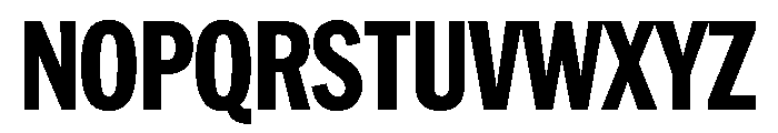 HEXFranklinv04 CondensedExtrabold Instance Font UPPERCASE