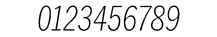 HEXFranklinv04 CondensedExtralightItalic Instance Font OTHER CHARS
