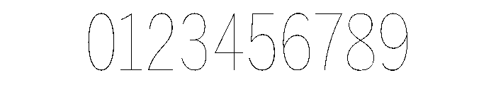 HEXFranklinv04 CondensedHairline Instance Font OTHER CHARS