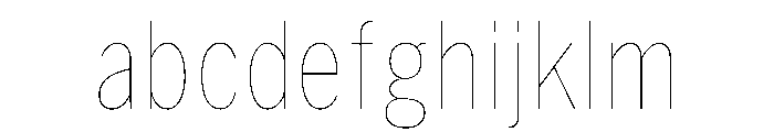 HEXFranklinv04 CondensedHairline Instance FONT