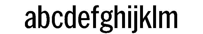 HEXFranklinv04 CondensedMedium Instance FONT