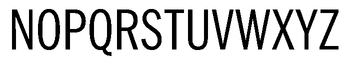 HEXFranklinv04 CondensedRegular Instance Font UPPERCASE