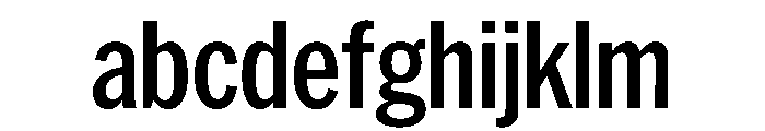 HEXFranklinv04 CondensedSemibold Instance FONT