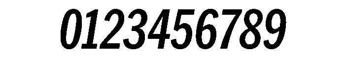 HEXFranklinv04 CondensedSemiboldItalic Instance Font OTHER CHARS