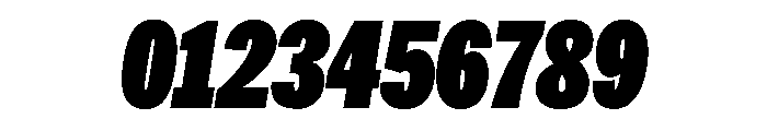HEXFranklinv04 CondensedUltraItalic Instance Font OTHER CHARS