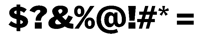 HEXFranklinv04 Extrabold Instance 37800bed Font OTHER CHARS