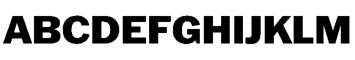 HEXFranklinv04 Extrabold Instance 37800bed Font UPPERCASE