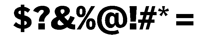 HEXFranklinv04 Extrabold Instance Font OTHER CHARS