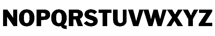 HEXFranklinv04 Extrabold Instance Font UPPERCASE