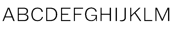 HEXFranklinv04 Extralight Instance 02040c6e Font UPPERCASE