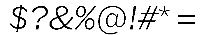 HEXFranklinv04 ExtralightItalic Instance 489209f9 Font OTHER CHARS