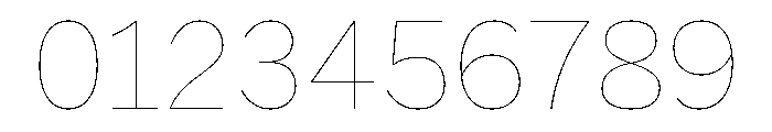 HEXFranklinv04 Hairline Instance Font OTHER CHARS